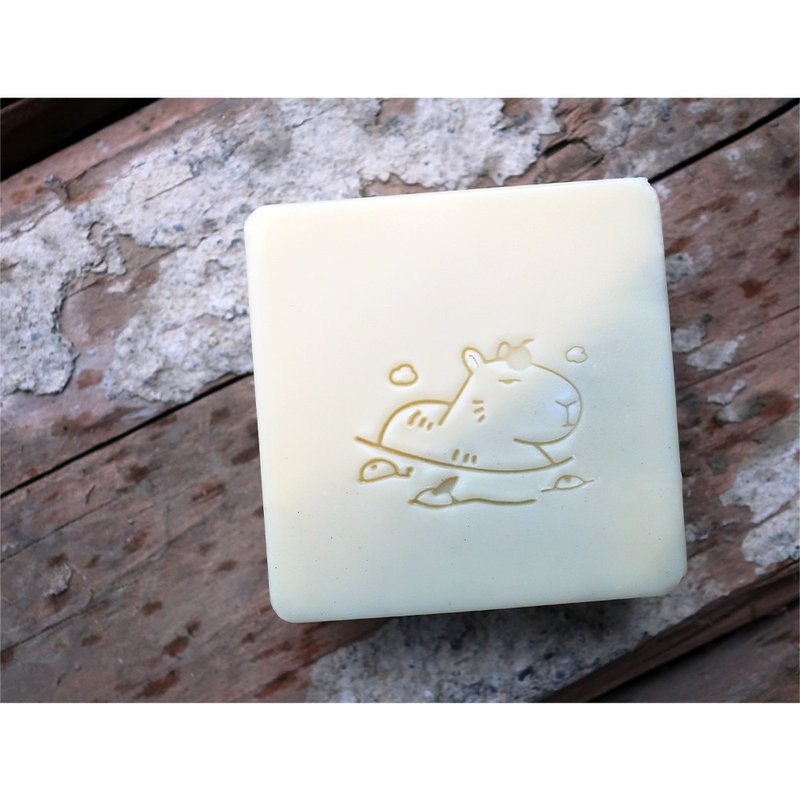 【皂章A101】水豚君 可爱皂章 - 蜡烛/香氛/手工皂 - 压克力 