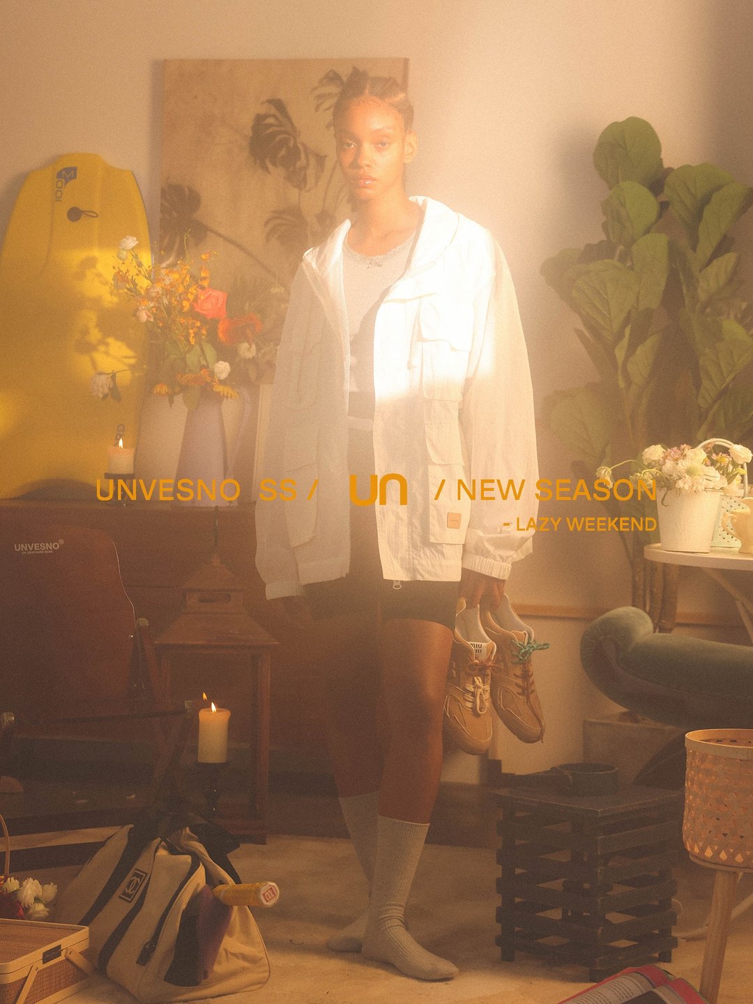 【防晒透气】Unvesno(UN) UPF50+防水速干多功能便装轻薄款防晒服 - 男装外套 - 其他材质 