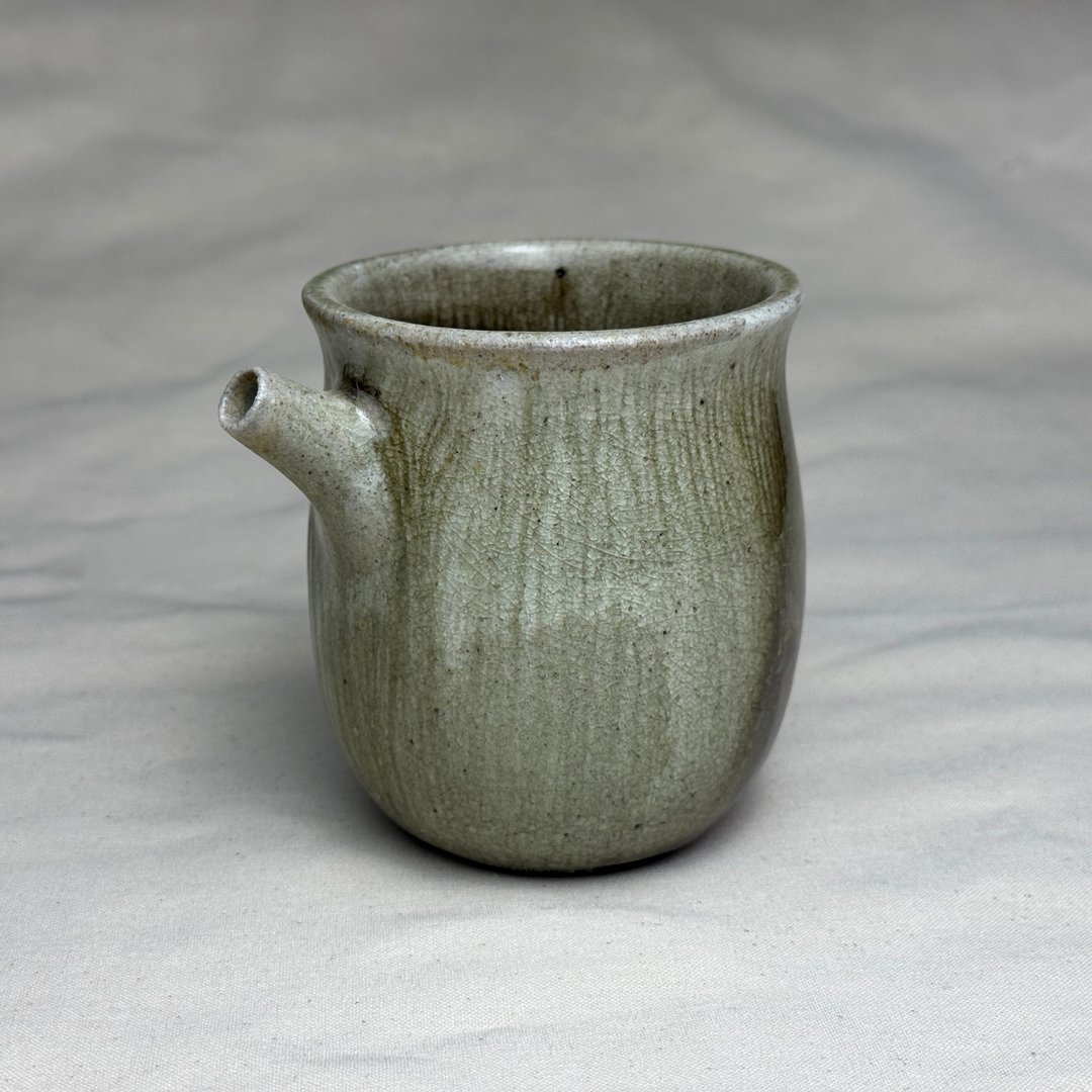 台湾【柴烧】周圣钧手拉坏茶海 - 茶具/茶杯 - 陶 咖啡色