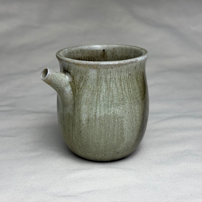 台湾【柴烧】周圣钧手拉坏茶海 - 茶具/茶杯 - 陶 咖啡色