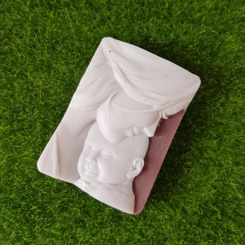 母爱无涯之一 - 红石泥精油手工皂 - 肥皂/手工皂 - 其他材质 红色