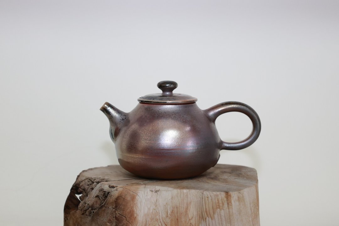 柴烧正把茶壶/200ml/泷间拾光 - 茶具/茶杯 - 陶 