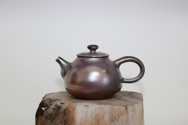 柴烧正把茶壶/200ml/泷间拾光 - 茶具/茶杯 - 陶 