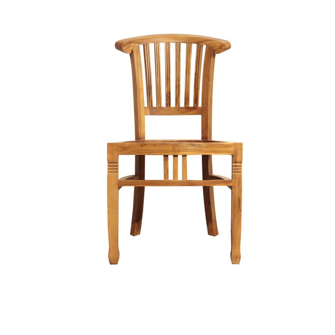吉迪市柚木家具│扇形靠背實木餐椅 休閒椅 椅子 餐廳  Fan-chair - 椅子/沙发 - 木头 咖啡色