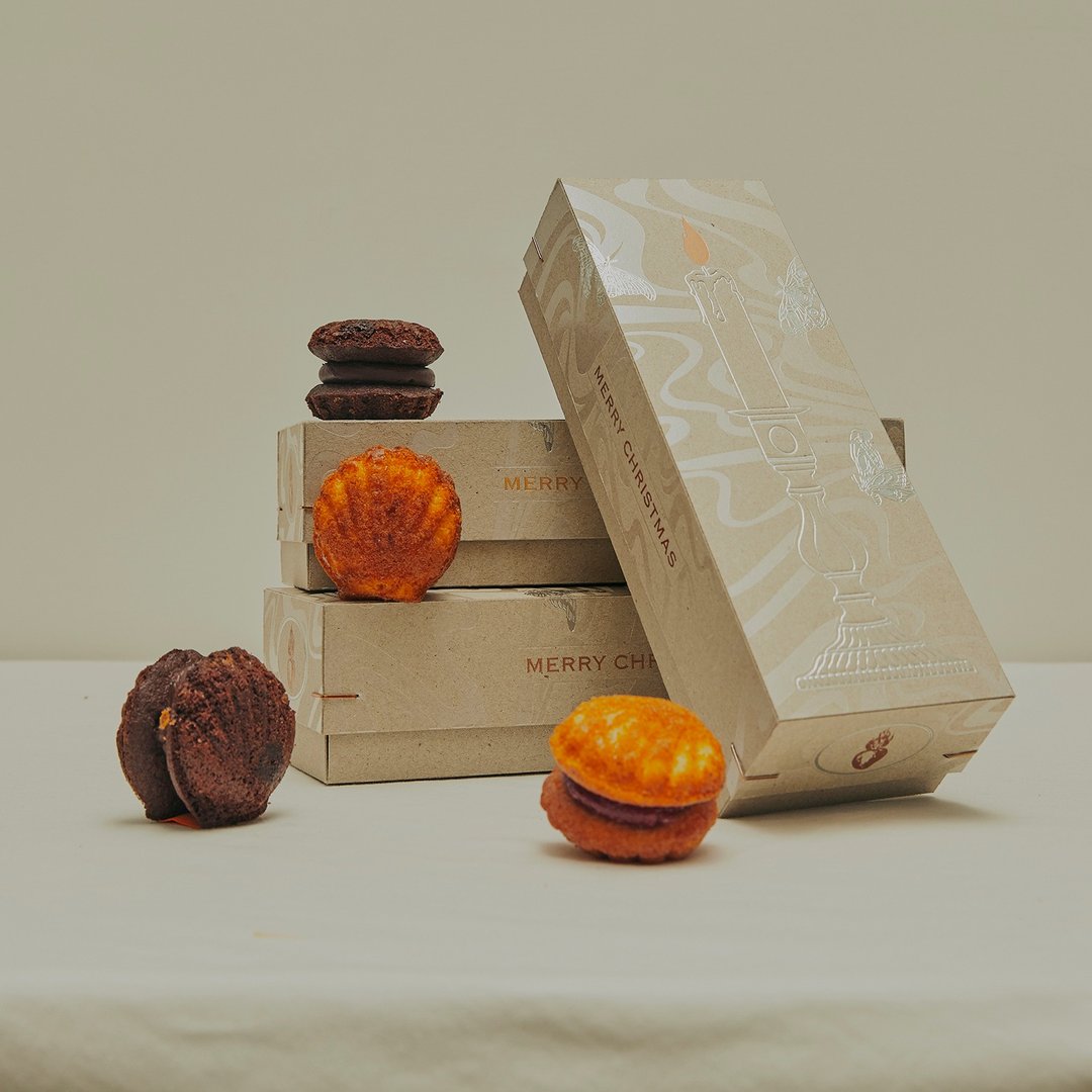 TEA IN BED x 陆夏 联名  Candle Dessert Box | 灰款 - 蛋糕/甜点 - 新鲜食材 卡其色