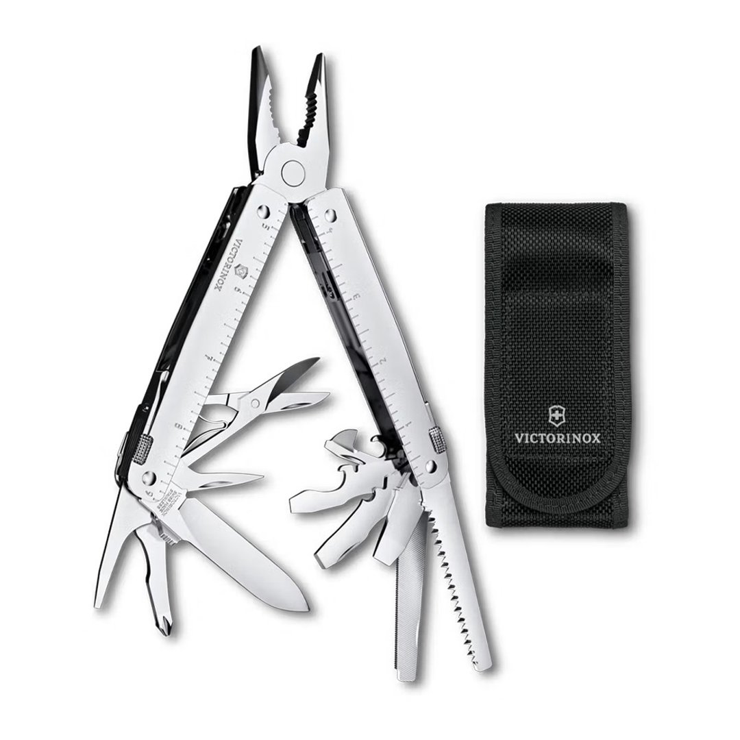 VICTORINOX 瑞士维氏 Swiss Tool MX 26用工具钳/银 3.0327.MN - 露营用品 - 其他金属 银色