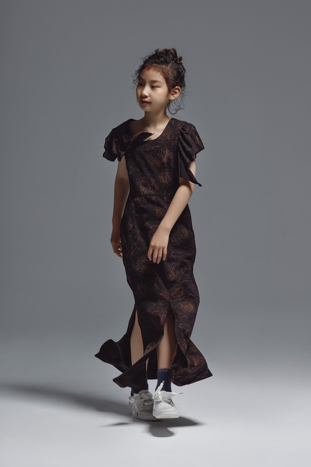 Flutter Sleeve Dress with Splits / 2021 - 洋装/连衣裙 - 其他材质 