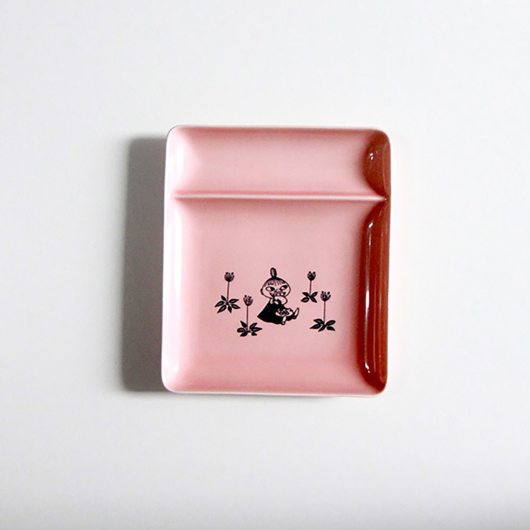 MOOMIN噜噜米-花样系列硅胶杯盖(噜噜米) - 盘子/餐盘/盘架 - 瓷 粉红色