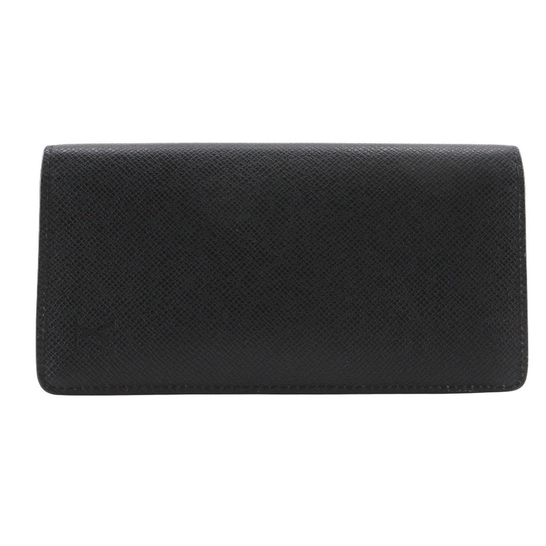 【日本直送】路易威登 LOUIS VUITTON Portefeuille Brazza 长夹 M30501 Taiga 皮革 Noir 黑色 TA0138 男士【二手】 - 皮夹/钱包 - 真皮 黑色