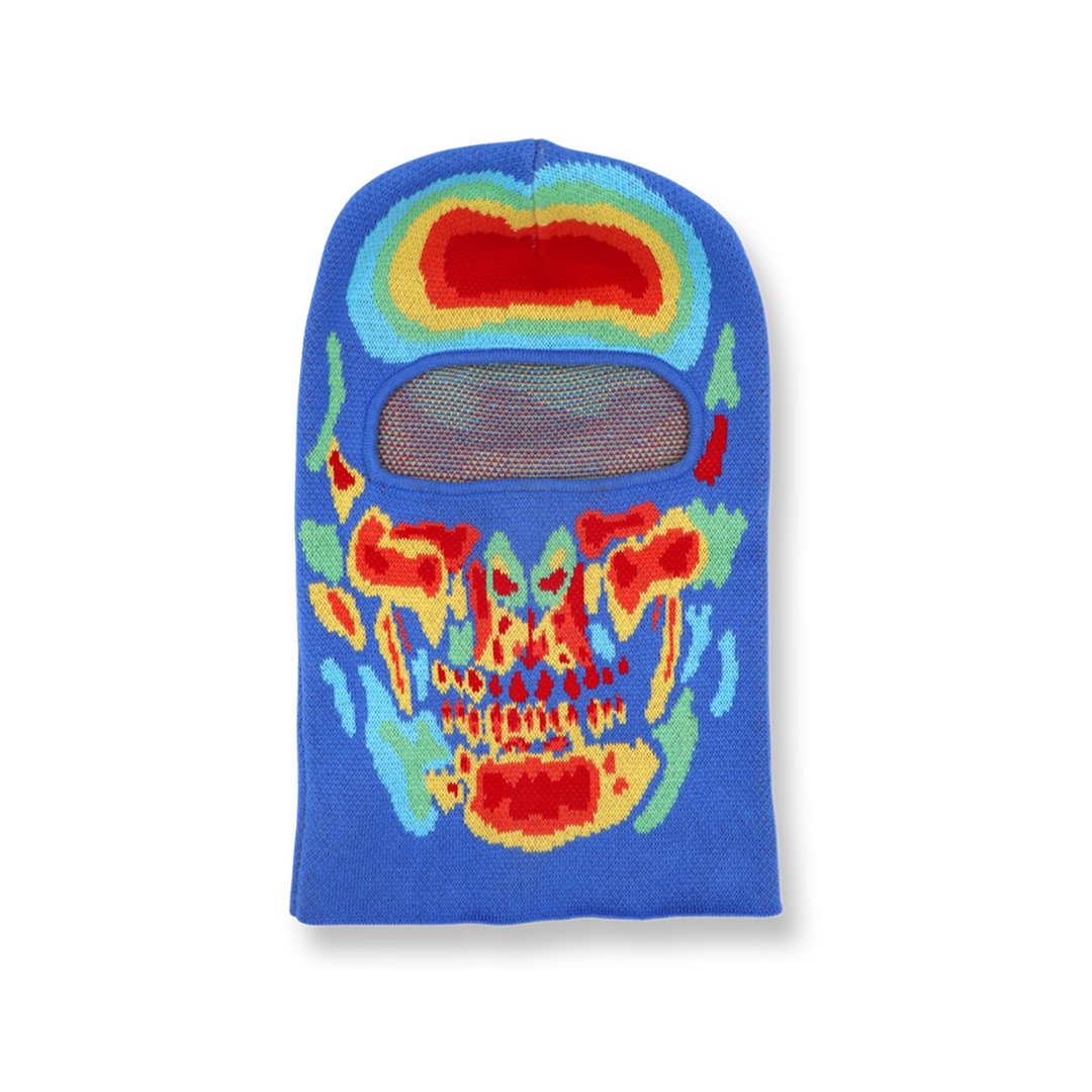 MOODLABBYLORRAINE | INFRARED JACQUARD-KNIT BALACLAVA - 帽子 - 棉．麻 多色