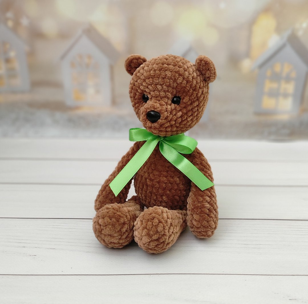 teddy bear,brown bear,childrens gifts,bear plush,plushie for toddler,toy bear - 玩具/玩偶 - 聚酯纤维 咖啡色