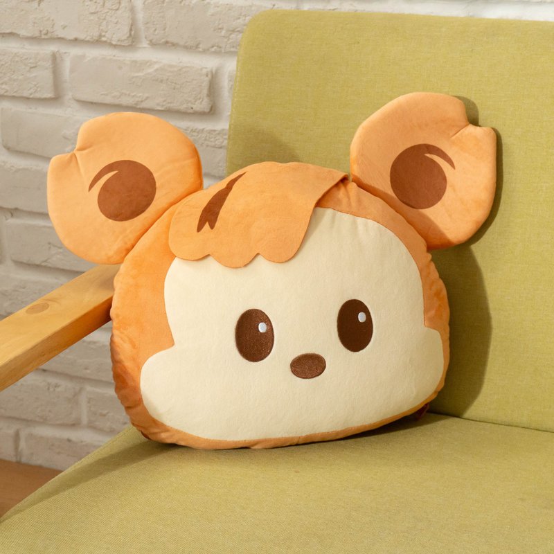 MOLOKA | 造型抱枕毯15寸 午休空调被子 柔软靠枕毯 - 枕头/抱枕 - 棉．麻 多色