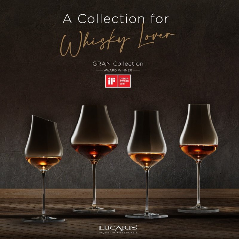 Lucaris Gran手工威士忌杯4入礼盒组 - 玻璃杯 - 玻璃 白色
