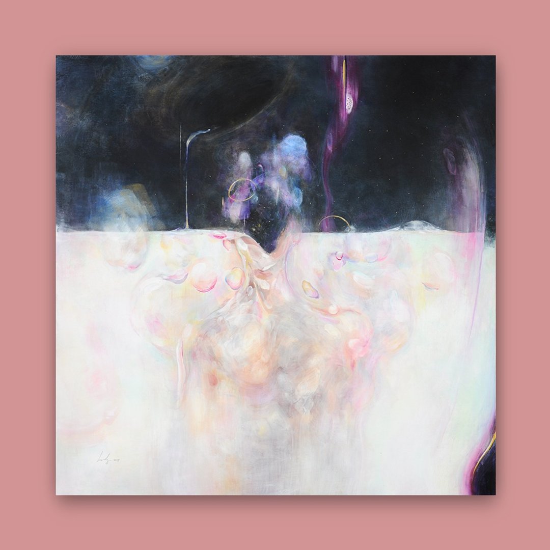 视线之后的世界 / 100 x 100 厘米 / 压克力彩 画作 / 2015年绘 - 海报/装饰画/版画 - 颜料 多色