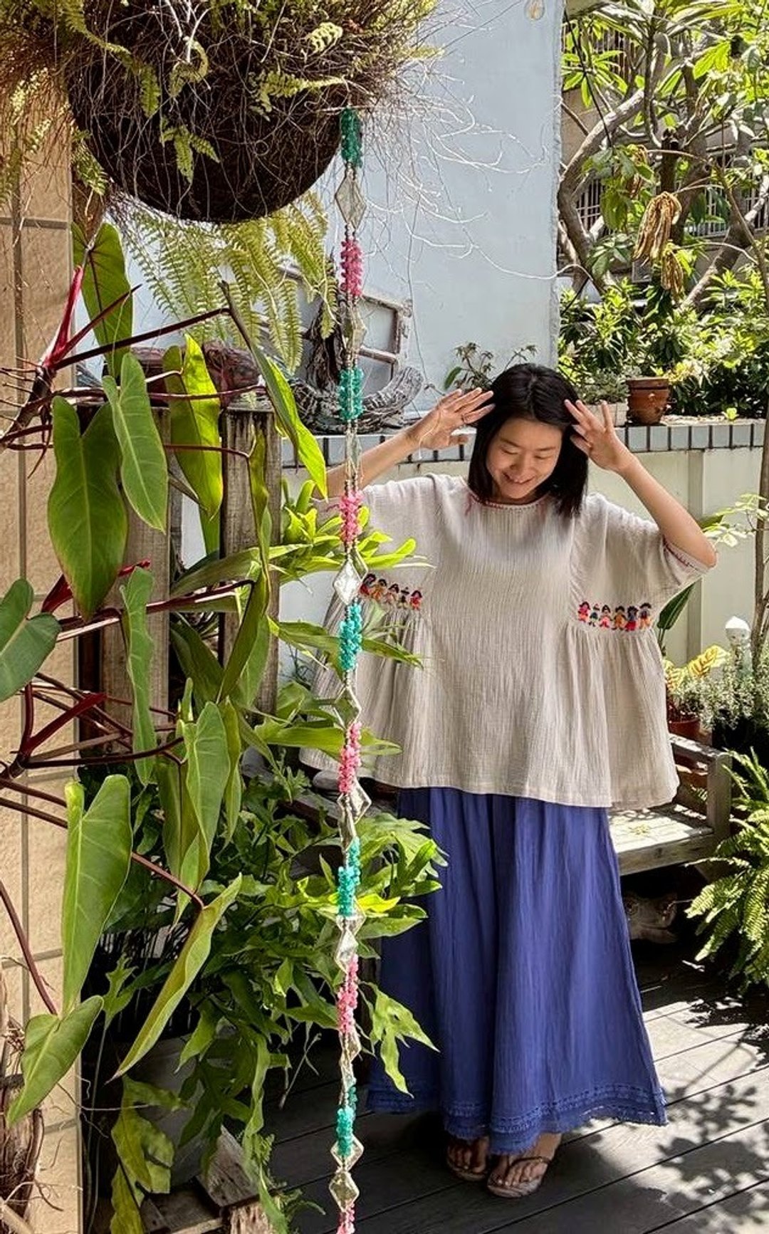 七个脉轮 / 宽裤 / BOHO年度特卖 - 女装长裤 - 棉 