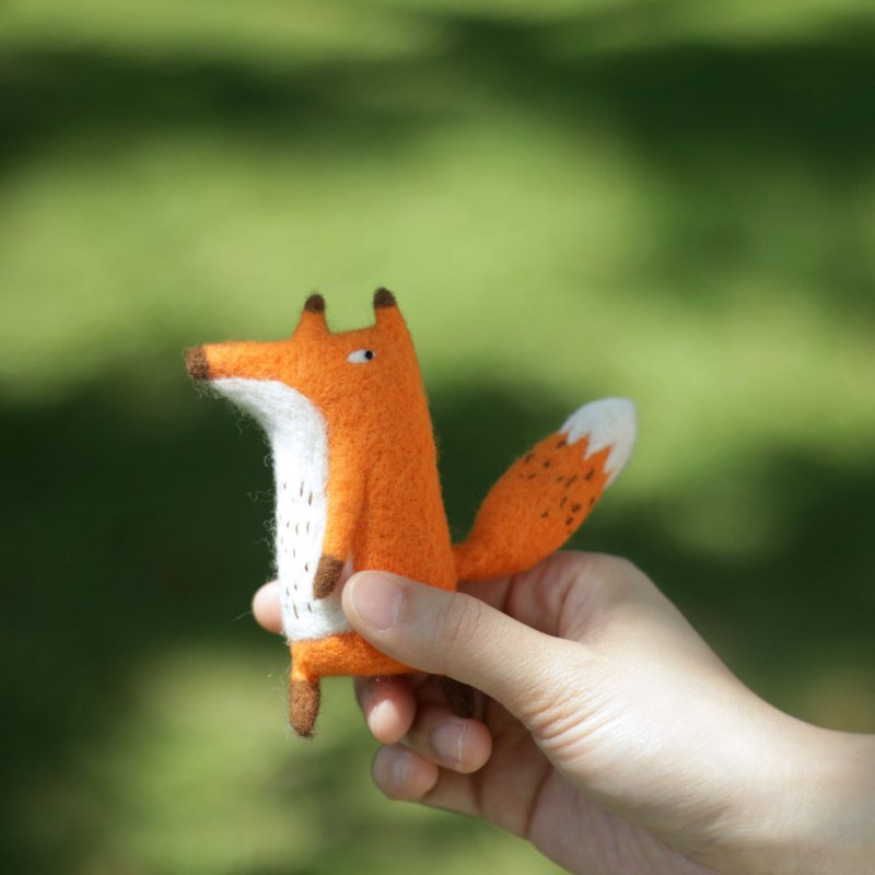 浮森号限定【羊毛毡 针毡】森林寓言—狐狸 - 编织/羊毛毡/布艺 - 羊毛 