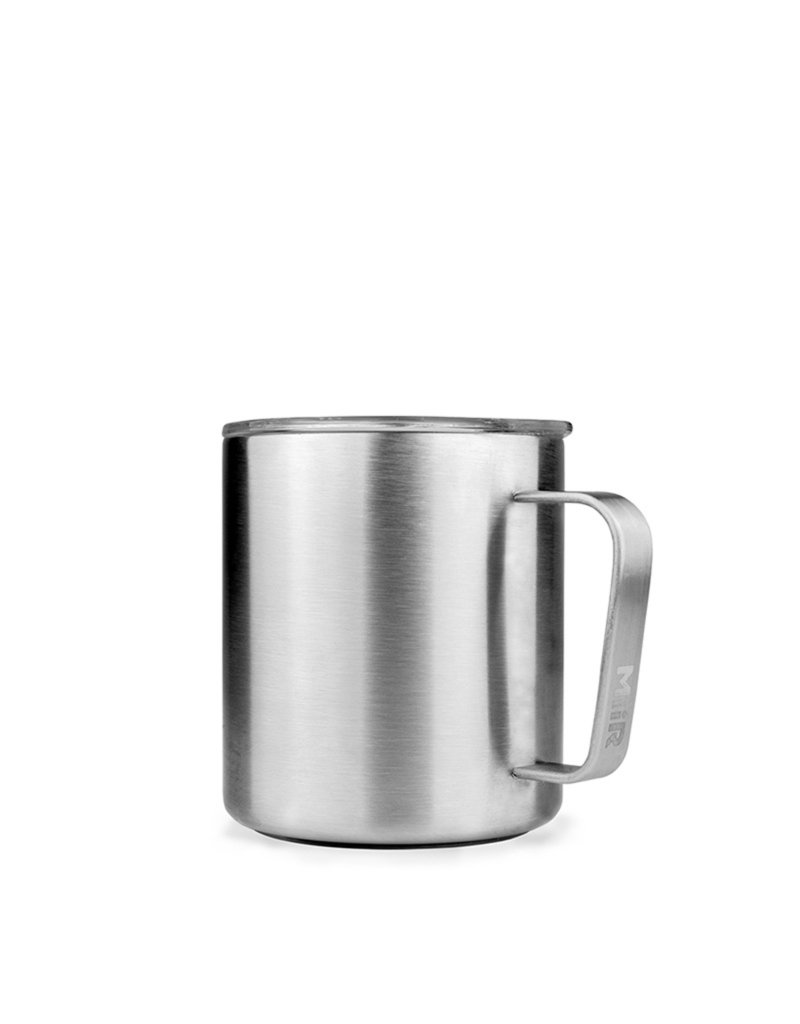 MiiR 双层真空 保温/保冰 露营杯(滑盖开关盖) 12oz/354ml 太空银 - 保温瓶/保温杯 - 不锈钢 银色