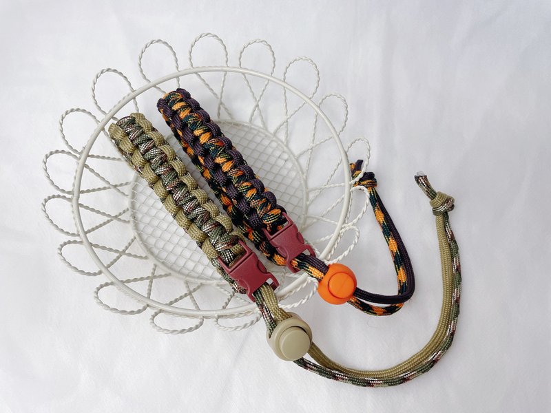 || 喜花喝饮料 || outdoor系 饮料提绳 饮料提袋 环保杯套 伞绳编 - 随行杯提袋/水壶袋 - 聚酯纤维 多色