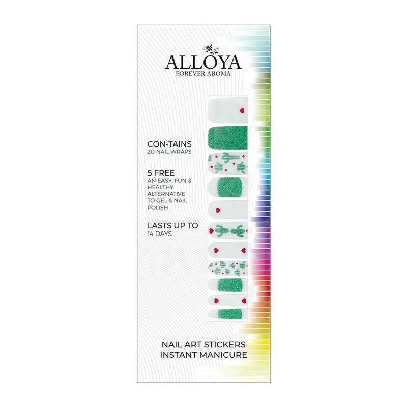 快速美甲贴 711 仙人掌的勇气 - 指甲油/指甲贴 - 其他材质 多色