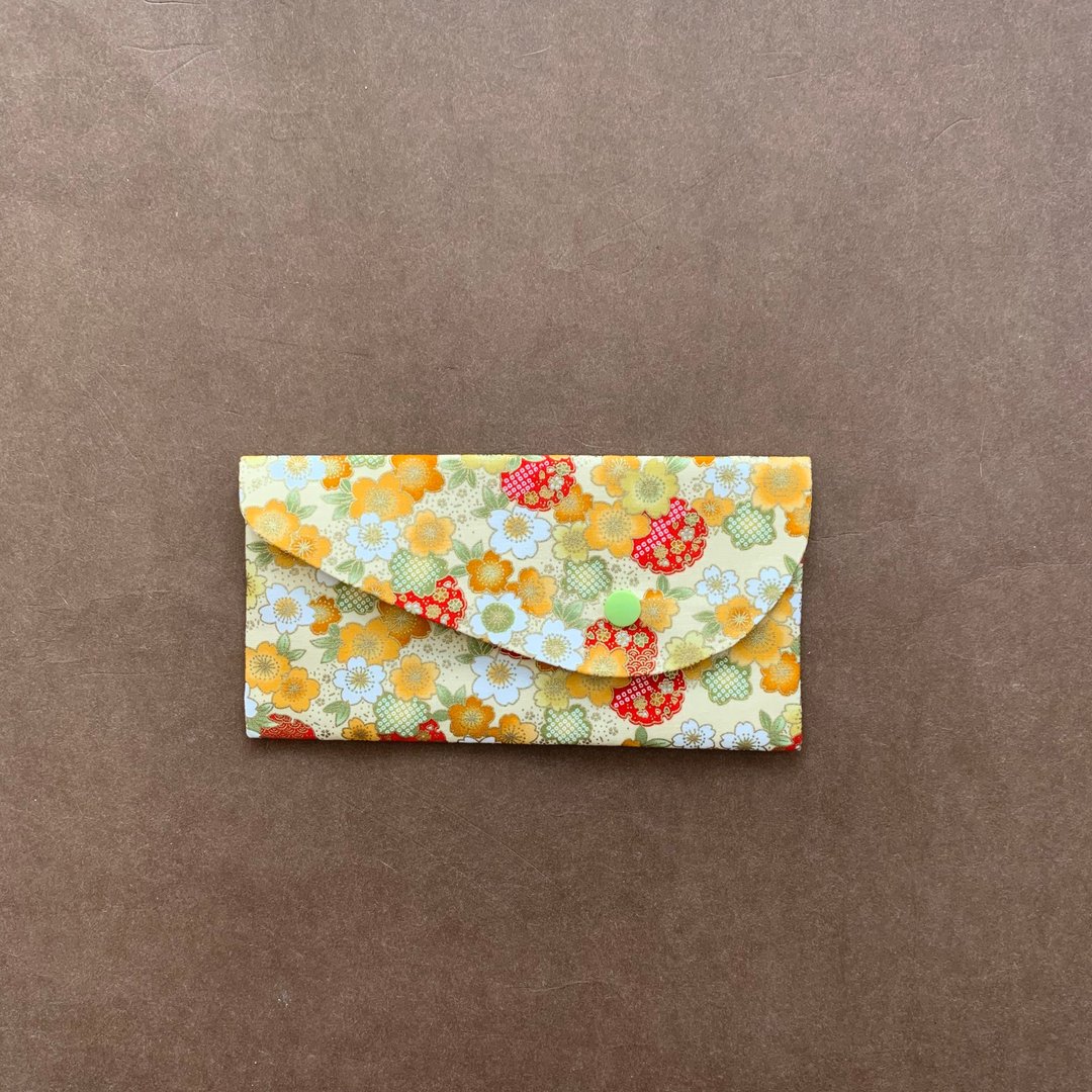 岛森家 / 红包袋三入组 / 青柠樱花气泡饮 - 红包/春联 - 棉．麻 黄色