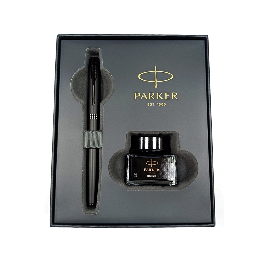 PARKER 新经典 理性黑钢笔 墨水礼盒组 - 钢笔 - 其他金属 黑色