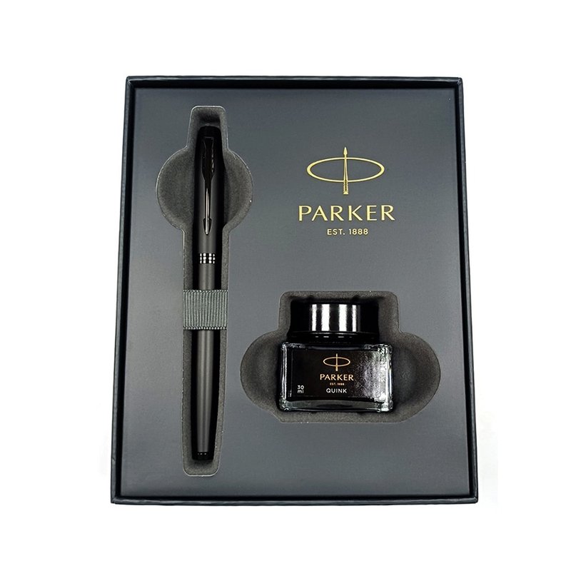 PARKER 新经典 理性黑钢笔 墨水礼盒组 - 钢笔 - 其他金属 黑色