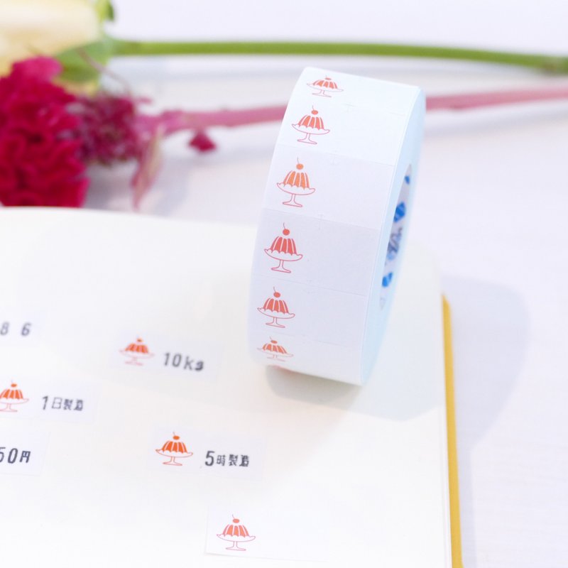 标签贴纸 果冻 (无打孔) - 贴纸 - 纸 红色