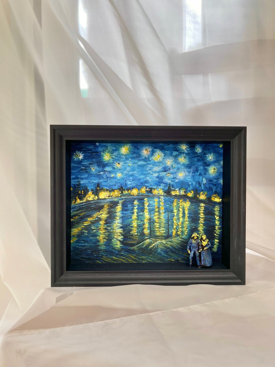 【梵谷隆河的星夜】灯画课程 - 插画/绘画/写字 - 其他材质 