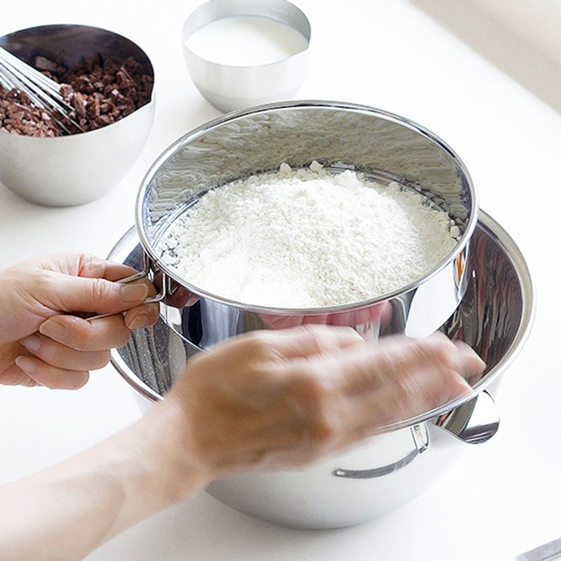 家事问屋日本制304不锈钢粉筛 - 厨房用具 - 其他金属 银色