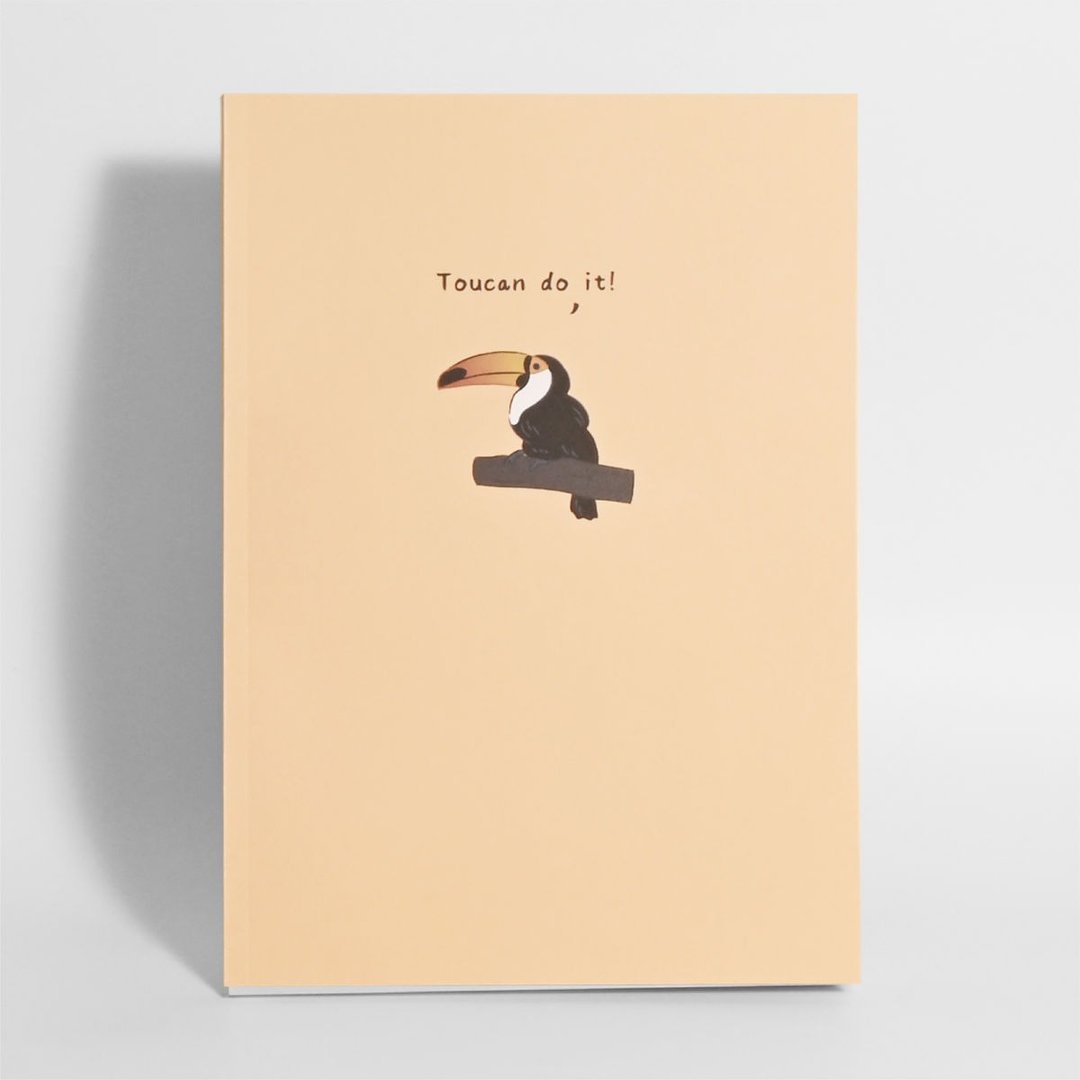动物插画笔记本 | 托哥巨嘴鸟 Toucan do it! - 笔记本/手帐 - 纸 