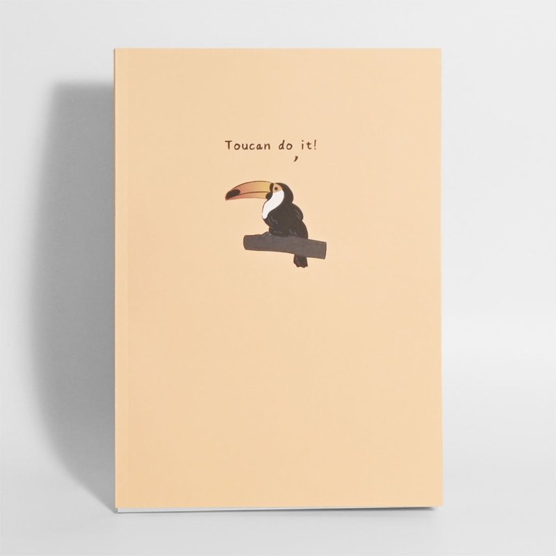 动物插画笔记本 | 托哥巨嘴鸟 Toucan do it! - 笔记本/手帐 - 纸 