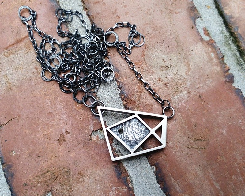 城市游鱼 925银 手工银链（Ag No. 004 ） - 项链 - 其他金属 灰色