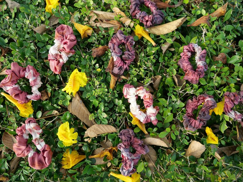 蚕丝发圈 - 发饰 - 丝．绢 