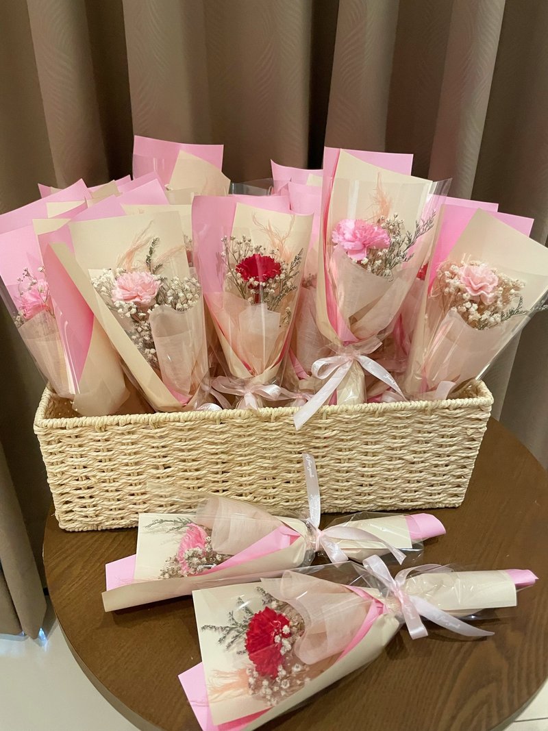 母亲节花束 康乃馨花束 干燥花束 企业花礼 母亲节礼物 - 干燥花/捧花 - 植物．花 粉红色