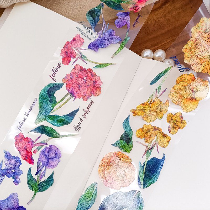 美人蕉 / 裝飾膠帶 - 纸胶带 - 塑料 多色