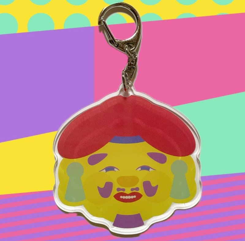 惠比寿 压克力钥匙圈 - 钥匙链/钥匙包 - 塑料 多色