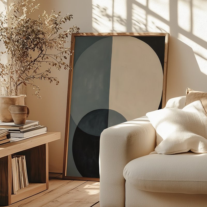 相遇之轴 Axis of Encounter / 几何抽象挂画 海报 无框艺术输出 - 海报/装饰画/版画 - 纸 