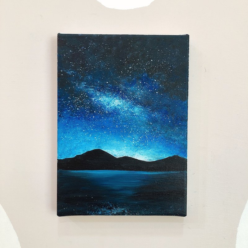 星河 压克力画 油画课程 体验课程 礼物 无框画 无绘画基础可学 - 插画/绘画/写字 - 棉 