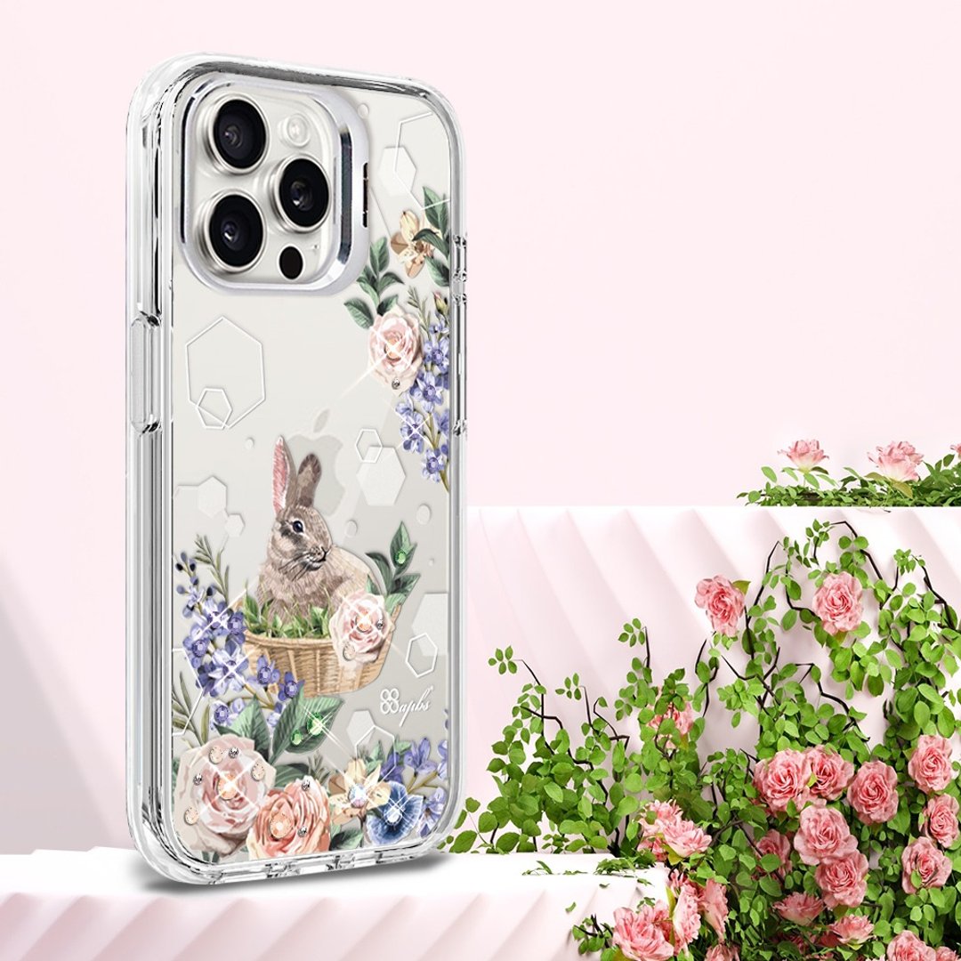 iPhone 全系列 防震双料隐形立架水晶彩钻手机壳-邦妮兔花园 - 手机壳/手机套 - 其他材质 多色