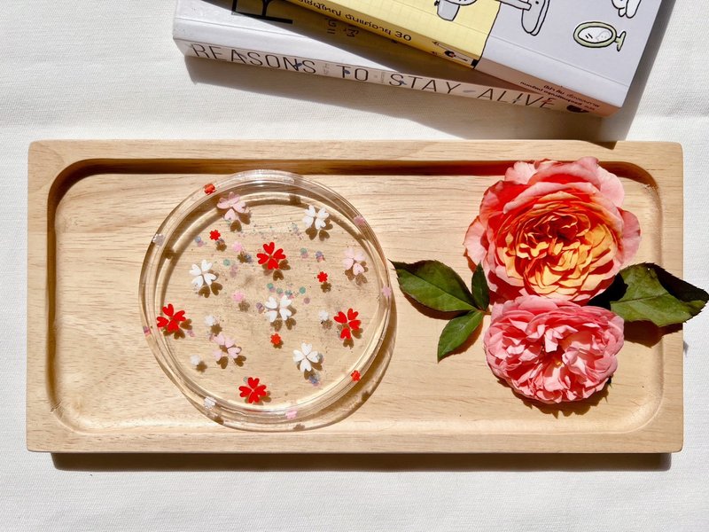 树脂过山车 - 杯垫 - 树脂 透明