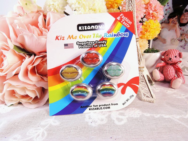 【Kizandy】迷你水果风味糖-彩虹装(25g) - 零食/点心 - 其他材质 多色