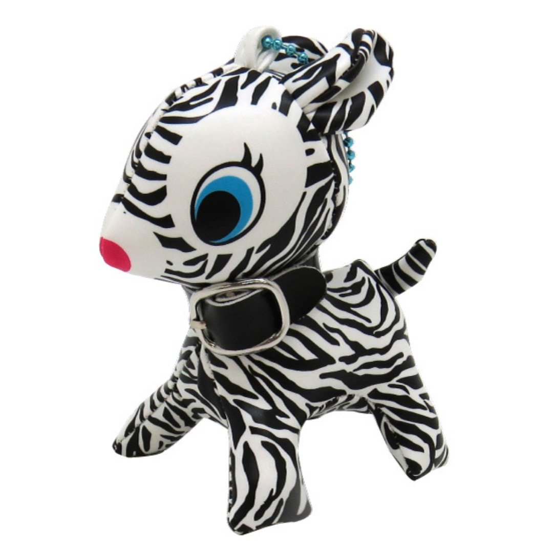 Puchi Babie Key Chain Zebra Deer Cute Doll Gift Present Japan - 玩偶/公仔 - 其他材质 白色