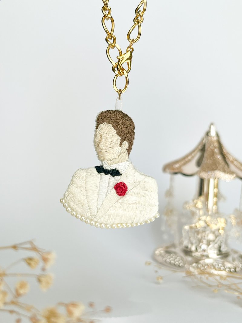 Bag charm of casino royale  style - 吊饰 - 绣线 