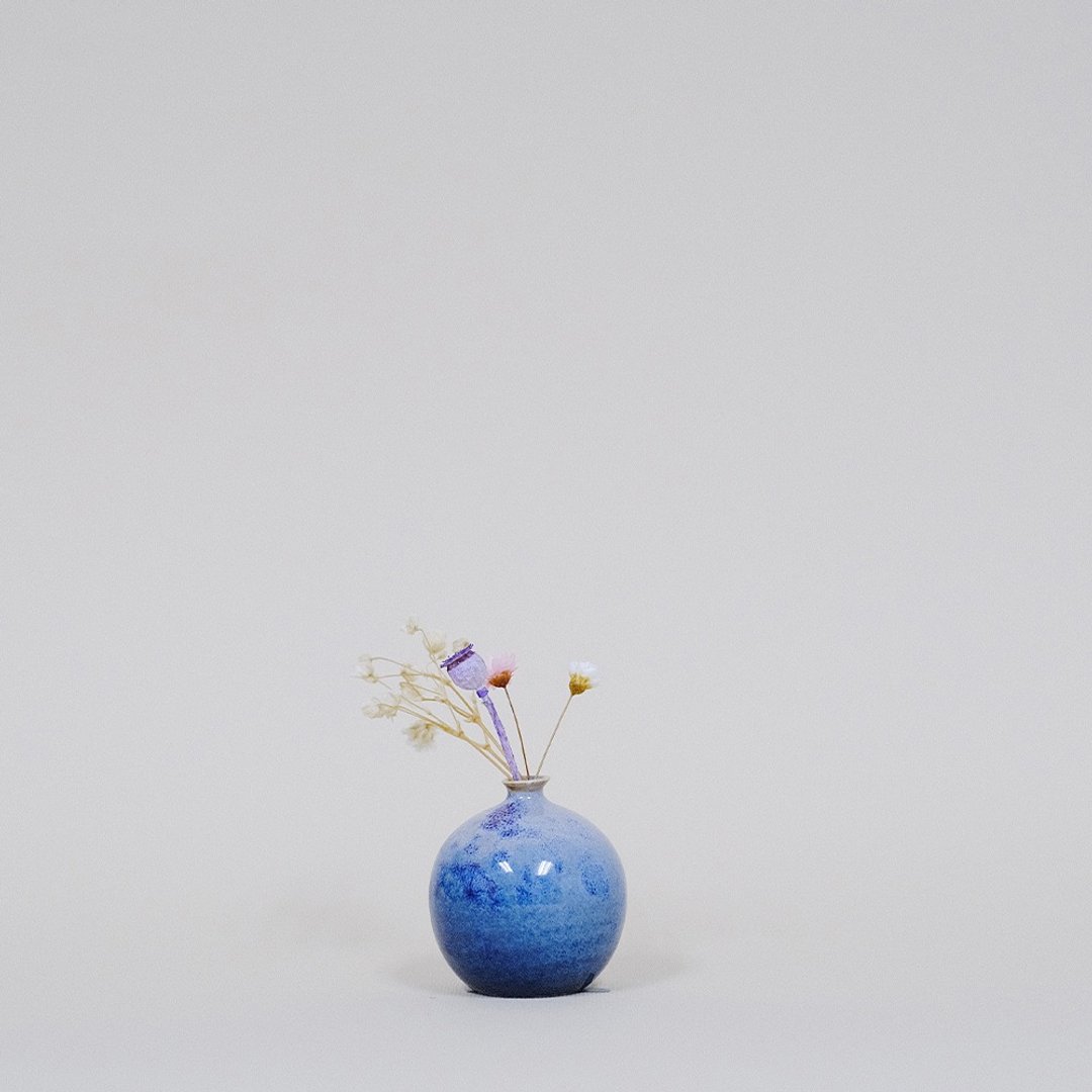 手工陶瓷迷你花器－高白 - 植栽/盆栽 - 陶 白色
