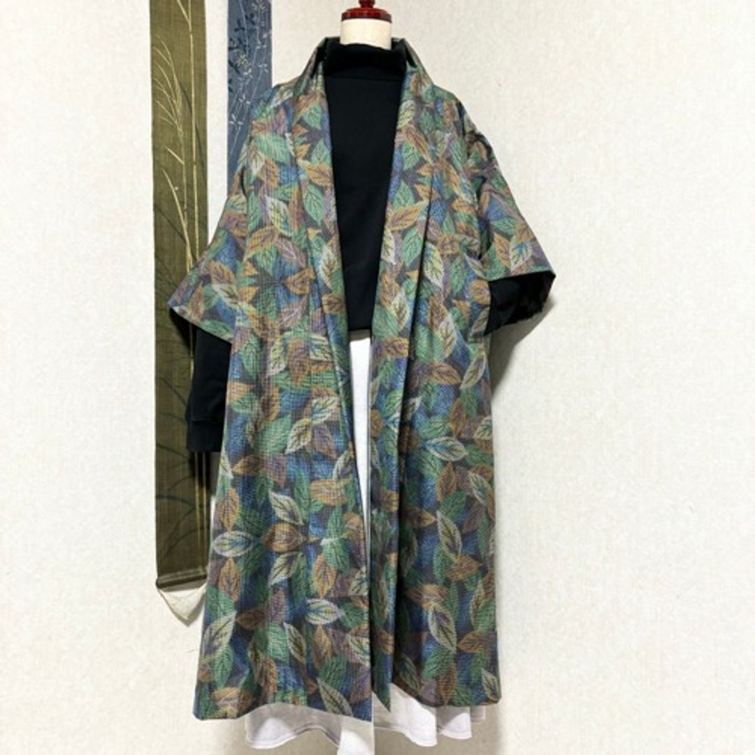 Pinkoi 代购 - 大岛䌷木叶制成的外套 - 女装休闲/机能外套 - 其他材质 
