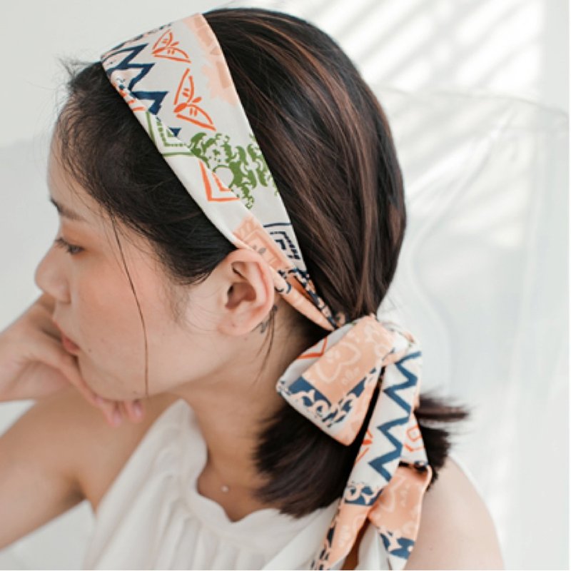 风情印花 超级摩洛哥度假风 头巾领巾发带发饰 美美美美美 摩洛哥归来 | vitatha 番塔塔原创设计独立女装品牌 - 发饰 - 聚酯纤维 多色