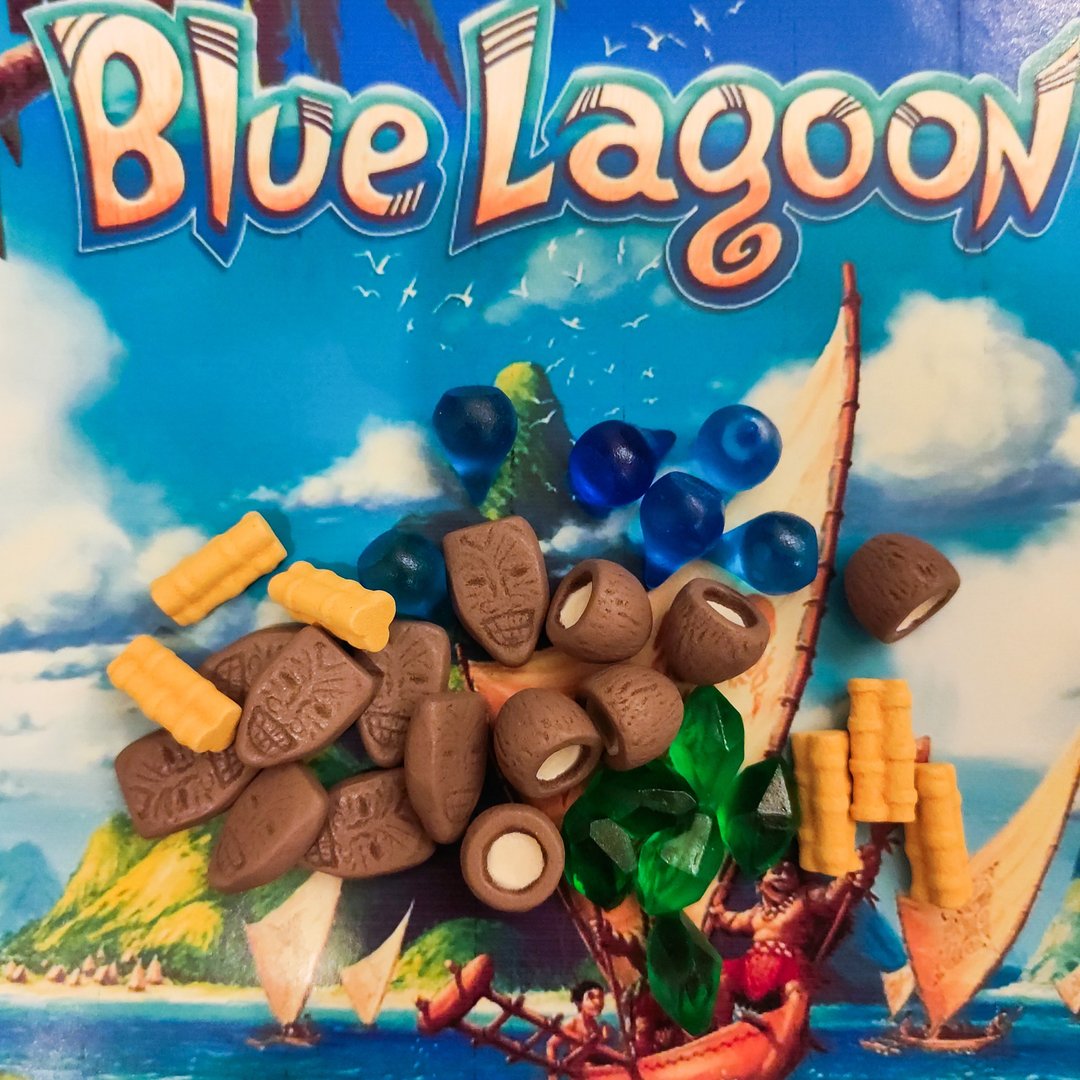 与 Blue Lagoon 棋盘游戏兼容的豪华代币。 - 桌游/玩具 - 其他材质 