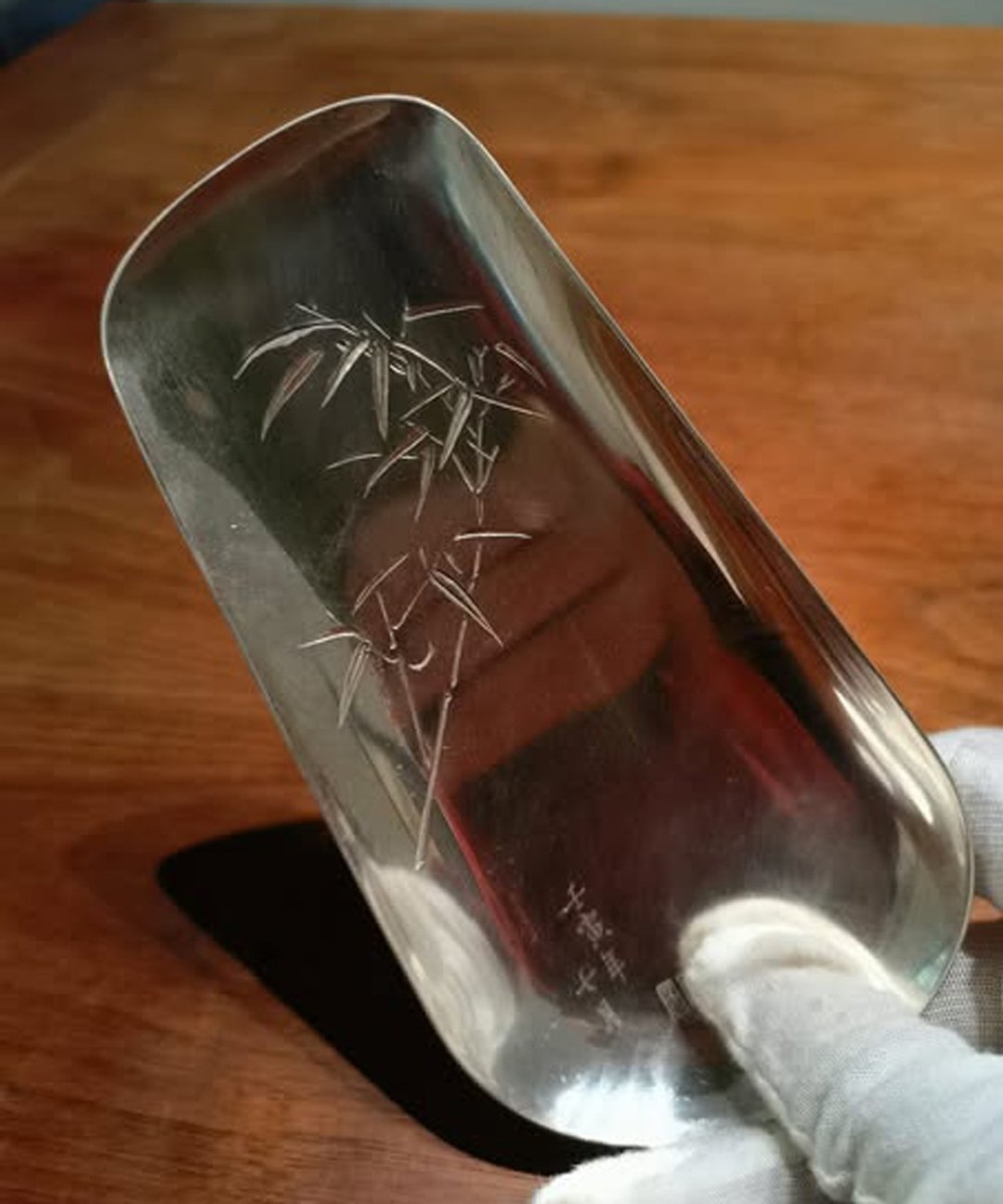 劲竹纯银茶则 足银纯手工 银茶器 纯银茶道具 - 茶具/茶杯 - 纯银 