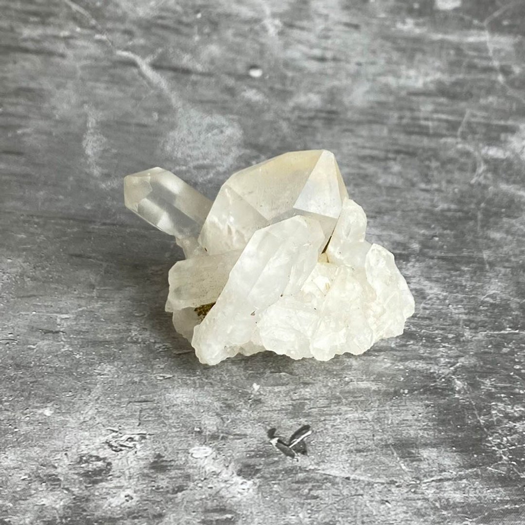 水晶簇- 白水晶原矿 办公室疗愈微景观 设备摆饰 一物一图 - 摆饰 - 宝石 透明