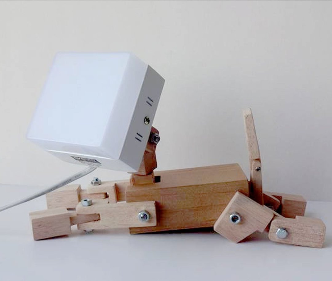LED Lamp BULLDOG - 灯具/灯饰 - 木头 咖啡色